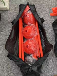 เสาธงมุมสนามฟุตบอล บาสเกตบอล วอลเลย์บอล <span class=keywords><strong>ทำ</strong></span>จาก PVC สีแดง ขนาด 1.5 <span class=keywords><strong>ม</strong></span>. พกพาสะดวกสำหรับผู้ใหญ่ ใช้สำหรับการสอบเข้า การวิ่งแข่งขัน - Product Image 4