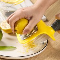 Premium Handmatige Sinaasappel-Citruspers Keukengadget Met Rasp Plastic Handheld Citroenlimoenpers Fruit-En Groentegereedschap