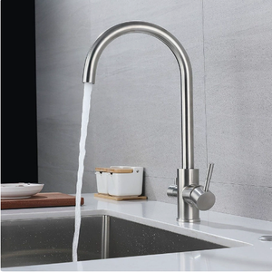 ก๊อกน้ำอ่างล้างจานสแตนเลส 3-in-1 พร้อมระบบกรองน้ำร้อน-เย็น หมุนได้ - Product Image 4