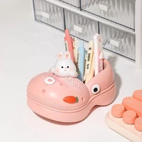 Pot de fleurs en résine en forme de botte mignon de dessin animé avec logo personnalisé et pot de succulente en résine animale pour la décoration de jardin à la maison