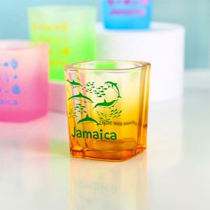 Vasos de Chupito Cuadrados de 2oz/65ml con Degradado de Color Personalizado al por Mayor para Recuerdos Turísticos - Product Image 2