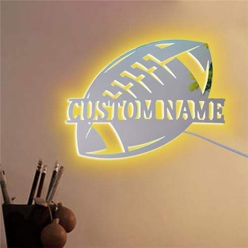 Football Wall Mirror Light