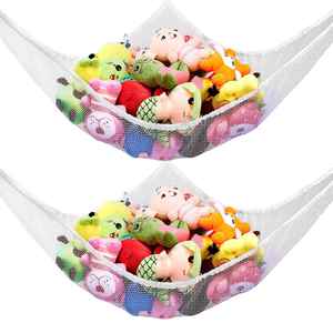 Factory Toy Net <b>Hammock</b> for Stuffed Animals Wall Sling Corner Extra Large Kids Children Mesh Toy Net Organizer - Product Image 3