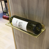 OEM/ODM Porte-bouteilles à vin mural réglable en métal inoxydable avec câble métallique Porte-bouteilles Casier à vin à câble personnalisé Panneau de brassage produit