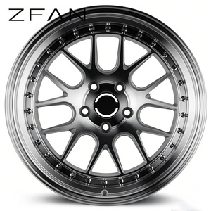 Rines de Aleación ZFAN de 18-24 Pulgadas, 5x112 5x120, Forjados en 6061-T6, de 2 Piezas, con Malla Cromada Hueca, para Mercedes <span class=keywords><strong>BMW</strong></span>, Ajuste Personalizado - Product Image 3