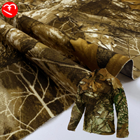 Grand arbre et feuille d'érable motif de Camouflage imprimé TC/CVC 65/35 Polyester coton Camo Woodland tissu imprimé pour uniforme