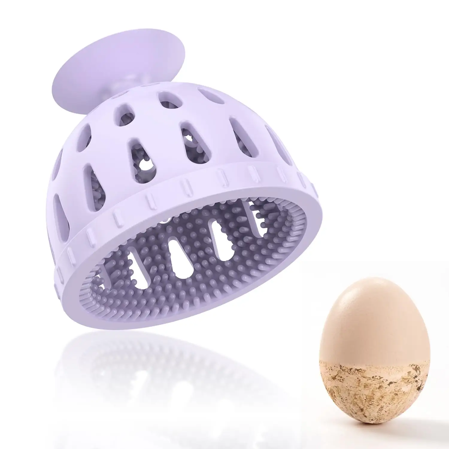 Multi-funzionale piccolo pennello uovo in Silicone comodo Scrubber riutilizzabile per la pulizia di frutta uova e verdure fresche