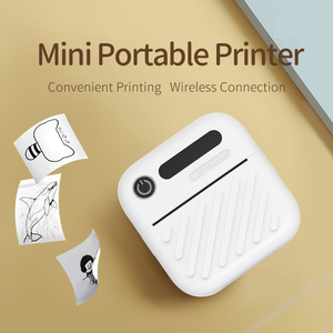 Imprimante photo thermique miniature portable de poche, compatible <span class=keywords><strong>Airprint</strong></span>, haute vitesse 200 dpi, cadeau pour enfants avec interface USB - Product Image 3