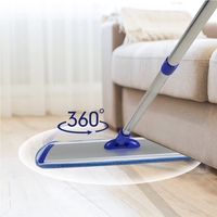 Mopa de Microfibra DOOSO para Superficies Duras, Mopa para Limpiar Pisos, Mopa para Limpiar Paredes