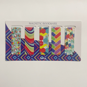 Premium Quality Customizable Design Crisp Printing Bulk Order Educational Paper Magnetic Bookmarks Cute Magnet Bookmark Clips
