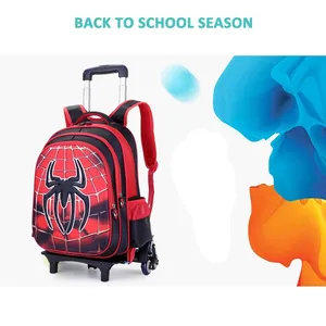BESTWILL bagpack borsa da scuola impermeabile per bambini con ruote marvel mochila zaino zaino per bambini trolley borse da scuola