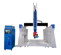 Máquina CNC de 5 Ejes con Controlador RTCP, Fresadora, Torno, Molde, Componente Central para Empresas de Publicidad, Industria Publicitaria