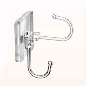 Organisateur mural multifonctionnel, crochet à suspendre derrière la porte, porte-clés, porte-serviettes, porte-peignoir, étagère de cuisine, quincaillerie - Product Image 4