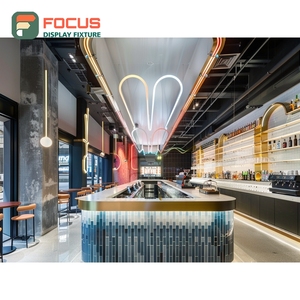 ตู้โชว์ร้านกาแฟสมัยใหม่ ตู้กระจกนิรภัยสำหรับร้านค้าปลีก ตู้โชว์ร้านกาแฟเชิงพาณิชย์ - Product Image 4