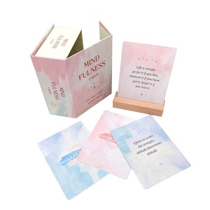Venta Directa de Fábrica al Por Mayor: Juego de Cartas de <span class=keywords><strong>Tarot</strong></span> Personalizables Hicreate con Impresión de Afirmaciones, MOQ de 500 Piezas - Product Image 6