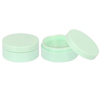 Vuoto doppio cuscino d'aria compatto con finestra per il trucco correttore in polvere scatola di imballaggio con spugna di plastica contenitore cosmetico