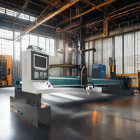 Nouvelle machine de découpe plasma CNC 3KW avec servomoteur PLC pompe à engrenages roulement de boîte de vitesses 380V/220V tension plasma