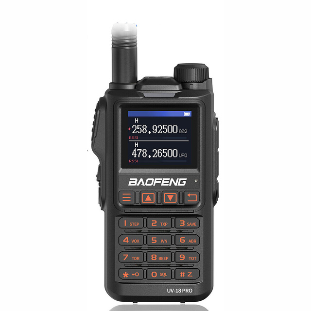 UV18 Pro Orange Walkie Talkie 4 Bands 999 Channels Powerful UV18i Two Way Radio UV18H L UV-18 Handheld Transceiver