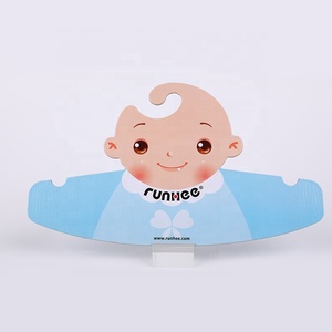 Bavoirs pour bébés / lingettes à salive en papier kraft recyclé avec logo imprimé en gros à bas <span class=keywords><strong>prix</strong></span> en Chine - Product Image 4