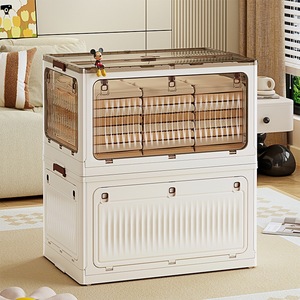 Tiết kiệm không gian cho nhà đóng mở lưu trữ Thùng <span class=keywords><strong>Stackable</strong></span> container Công suất nặng gấp Thùng - Product Image 5