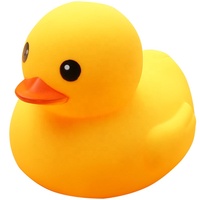 Pato amarillo pequeño de baño para niños, juguete de baño para bebé, pato salpicaduras en el agua