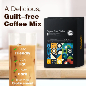 Venta al por mayor de café personalizable para pérdida de peso, suplemento sanitario para adelgazar el café, soporte para quemador de grasa - Product Image 6