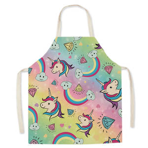 <span class=keywords><strong>Tablier</strong></span> à bretelles de cou réglable animal mignon pour garçons et filles bambin cuisine peinture cuisson - Product Image 1