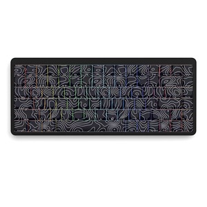 Ultra dünne Low-Profile-Tasten kappe Topo graphische Farbstoff-Sub 134-Tasten JWA-Profil kompatible Nuphy-Tastatur Tastatur Low Switch Slim Keycap - Product Image 1