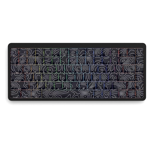 Ultra-thin Low Profile Keycap Topographic Dye-sub 134Keys JWA Profile Compatible Nuphy Keychron Keyboard Low Switch Slim Keycap