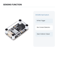 Module de capteur magnétique à effet Hall OH34N, capteur de commutation numérique pour la détection de la vitesse et de la position du moteur Arduino