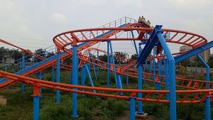 Montagne Russe per Bambini, Mini Parco Divertimenti - Costruzione in Metallo e Acciaio, Capacità Oltre 500kg, Uso Commerciale - Product Image 5
