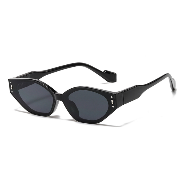 Luxury Brand Designer Fashion Small Square Frame TAC Lenses UV385 High-quality Retro Champagne Sunglasses Ladies Personality