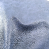 PVC gaufré à grain rétracté, résistant à l'abrasion, élastique, 0,9 mm, 54 pouces, avec support tissé brossé pour sacs, canapés, vestes, 20 couleurs, MOQ 1 yard