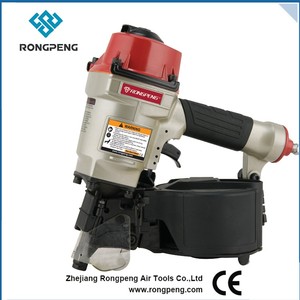 Pistola sparachiodi a bobina per coperture pneumatiche RONGPRNG MCN55 con chiodi saldati a filo piatto da 15 gradi - Product Image 6