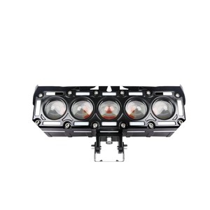 5 Eye <b>Single</b> Row Led Spotlights Dc12 60V Off Road Motorcycle <b>Lighting</b> With Fan High Power - Product Image 3