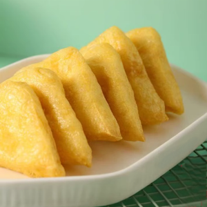 Tofu frit triangulaire, idéal pour les ragoûts, les currys et les plats braisés, 1 cm d'épaisseur, pack <span class=keywords><strong>de</strong></span> service alimentaire en vrac - Product Image 4