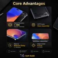 Layar Pengganti Ponsel Kapasitif DD X16 6.1 Inci dengan Kekerasan Permukaan 6H-7H