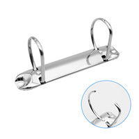 Mecanismo de 2 anillos de Metal de alta calidad, Clips de papelería, Clip de archivo, carpeta de libros de recetas, suministros de oficina personalizados