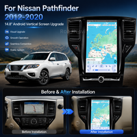 Navegación Android RoadNavi con Pantalla Vertical de 14.8'' para Nissan Pathfinder 2012-2020, Reproductor Multimedia de Video, Carplay Inalámbrico, GPS