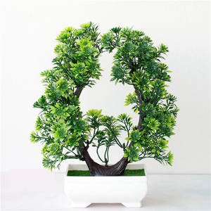 Mesa de comedor para interiores, Mini árbol bonsái Artificial, planta en maceta para el hogar, sala de estar, decoración de mesa de oficina - Product Image 4