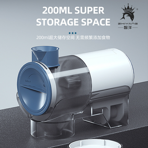 ABS 플라스틱 전기 펠렛 디스펜서 물고기 자동 시간 장식 수족관 공기 펌프 박스형 수족관 액세서리 - Product Image 3