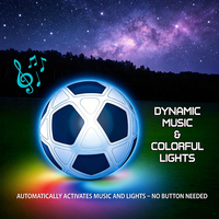 Set da Calcio per Bambini con Luci e Musica, Giocattolo Educativo per Allenamento Indoor/Outdoor, Regalo per Ragazzi e Ragazze dai 4 ai 14 Anni