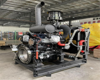 Groupe hydraulique entraîné par moteur diesel, station de pompage haute pression pour l'agrandissement des zones minières, l'irrigation et les pompes à eau