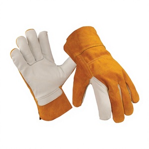Guantes de Trabajo de Alta Calidad, Fabricados en Canadá, de Piel de Vaca y Cabra, Antivibración, Flexibles, para Uso Industrial y General - Product Image 1