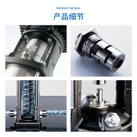 Pompa Multistage Vertikal Grundfos Seri CRI15 Baja Tahan Karat 304 DN50 Fase Tunggal Listrik Booster Pasokan Air Tekanan Tinggi