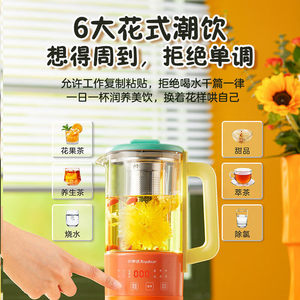 Rongshida Electric Kettle 0.6L Titanium Heated Chassis Keep Warm Mini Office Thermos Health Pot - Product Image 4
