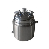 Réservoirs de solvants à double enveloppe Base de collecte de l'extracteur Boîte en bois en acier inoxydable 1 pièce Raccords de tuyaux sanitaires ronds à souder