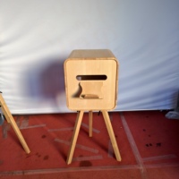 Imprimante photo portable multifonctionnelle, étanche, stable, en bois, à impression instantanée DNP, design personnalisé