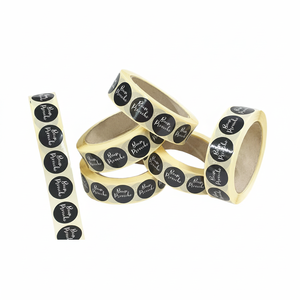 Etiquetas Buen Provecho de 25x25mm para Bolsas de Cubiertos, 1000 Unidades, B2B - Product Image 2