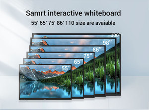 ZDHQ <span class=keywords><strong>2026</strong></span> Nueva Pizarra Interactiva 4K de 75 Pulgadas con Sistema Dual, Pantalla Táctil LCD para Reuniones Corporativas, Pizarras Interactivas OEM - Product Image 2